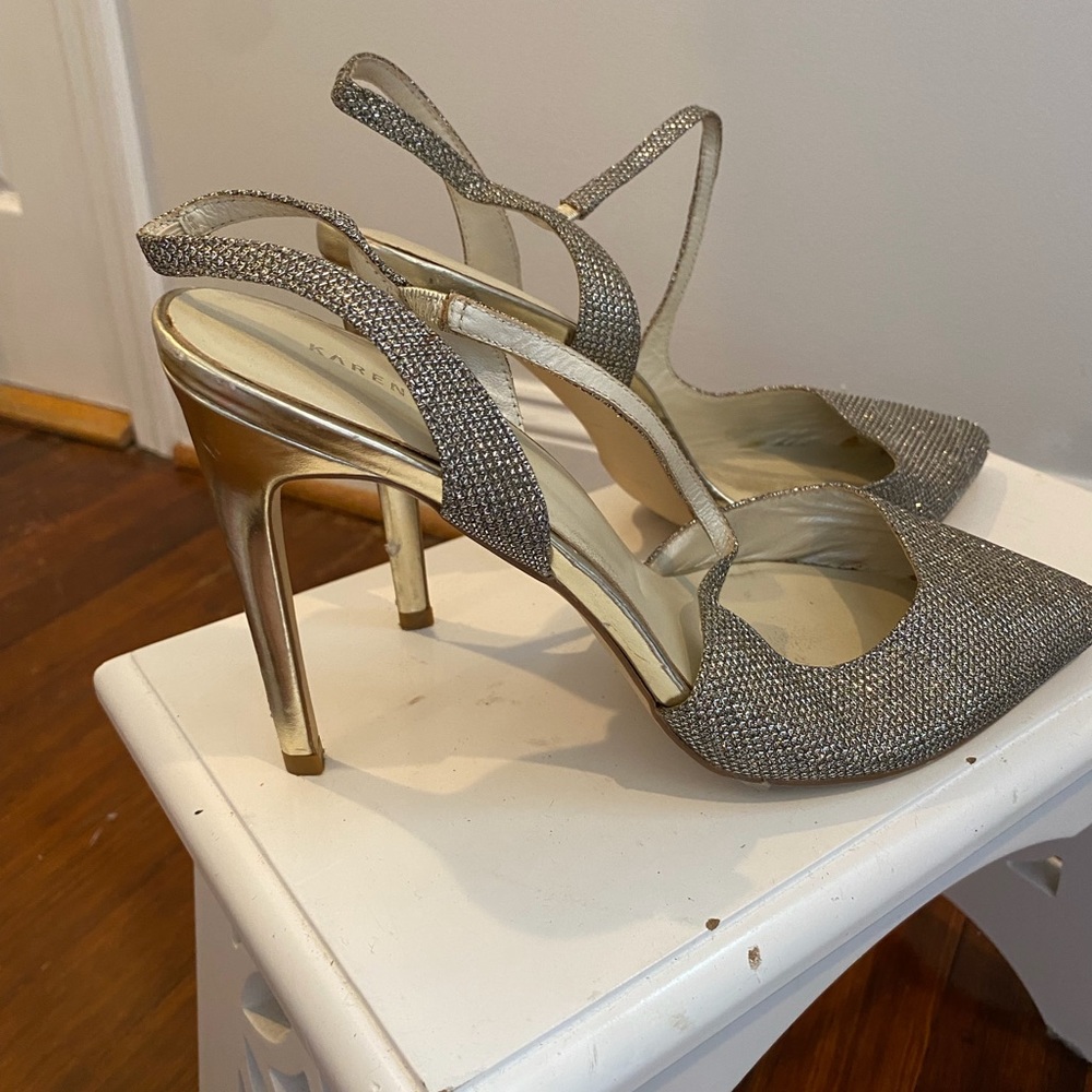 Karen Millen, size 10, Silver